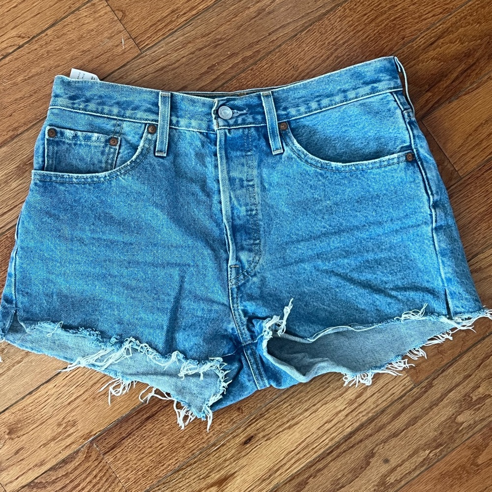 Levi's Women's Light Blue Jean Shorts